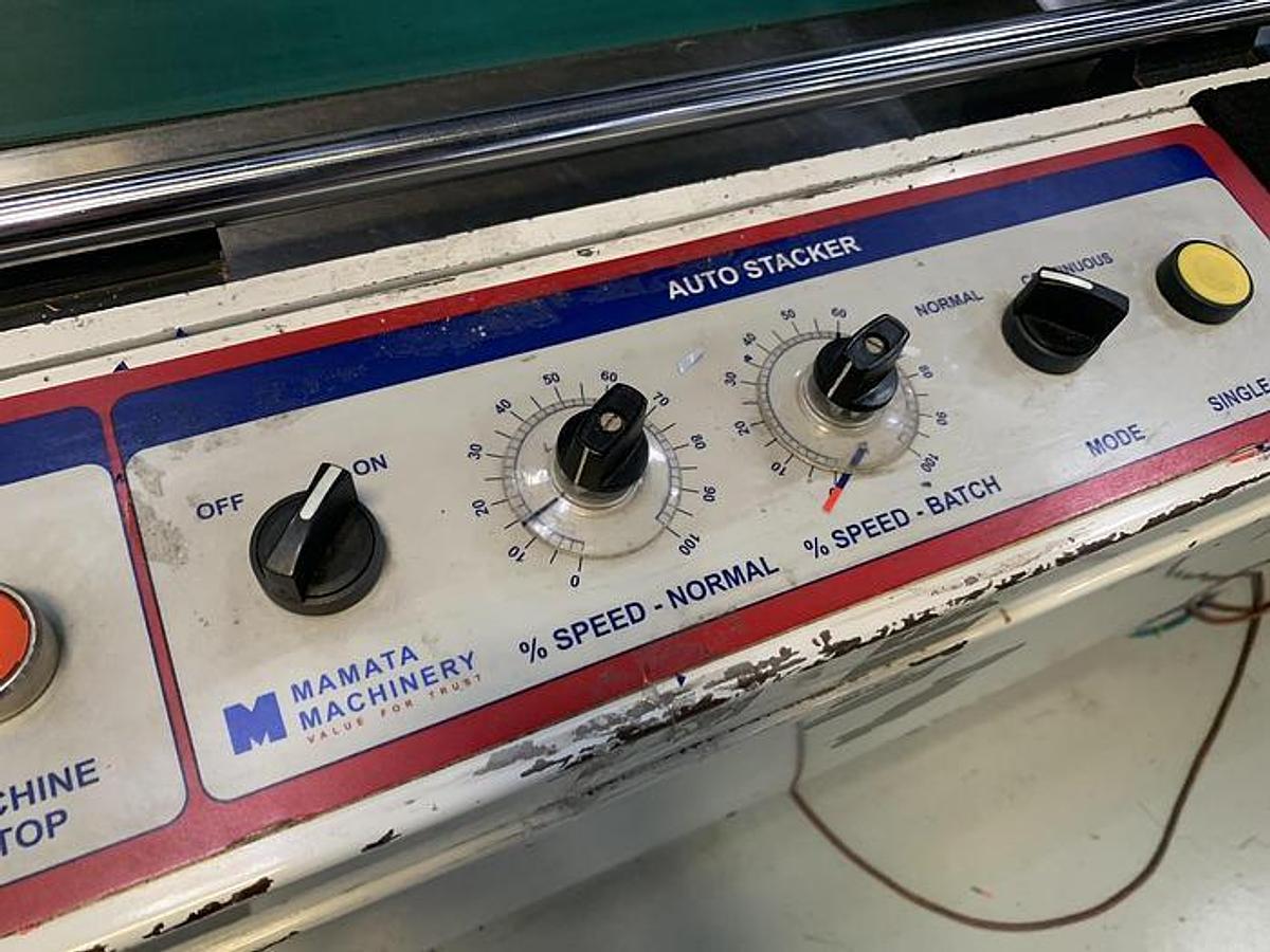 Used MAMATA VEGA 820 PLUS Stand Up Pouch & Bag Machine - 2010