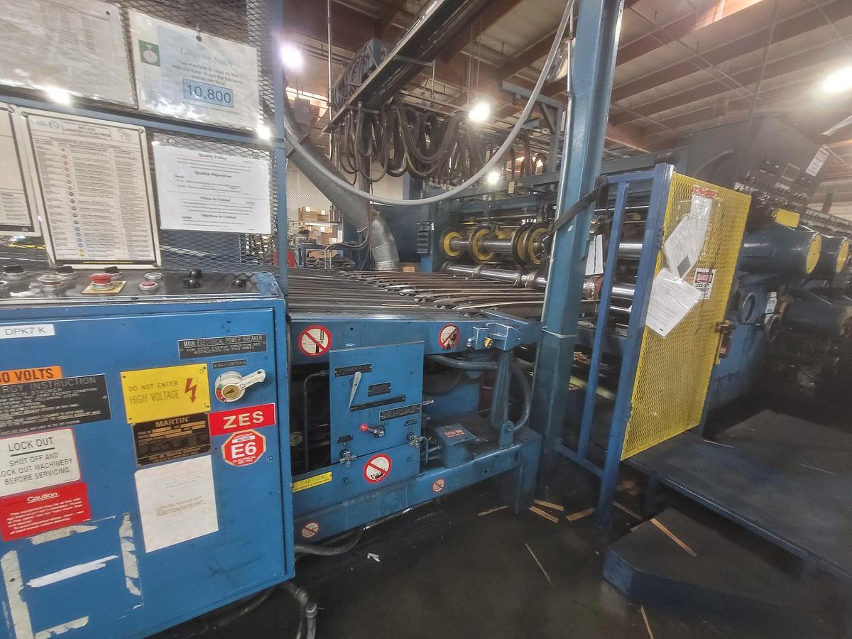Used Langston 66” X 130″ Printer Slotter (3-Color) for Sale
