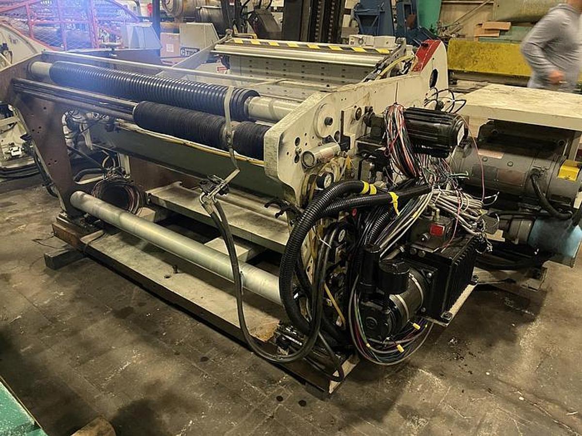 Used 45" Kidder Automatic Rewind with Splicer 24" Dia.