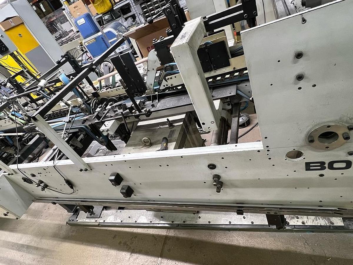 Used Bobst Media 100 Straight Line Folder Gluer