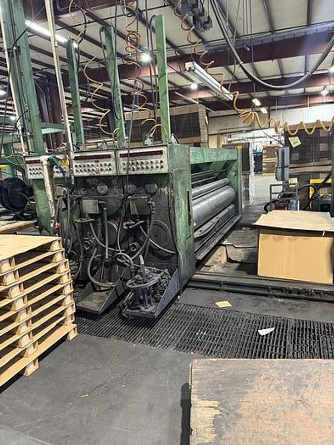 Used Curioni 2 color 50" FFG FLEXO FOLDER GLUER