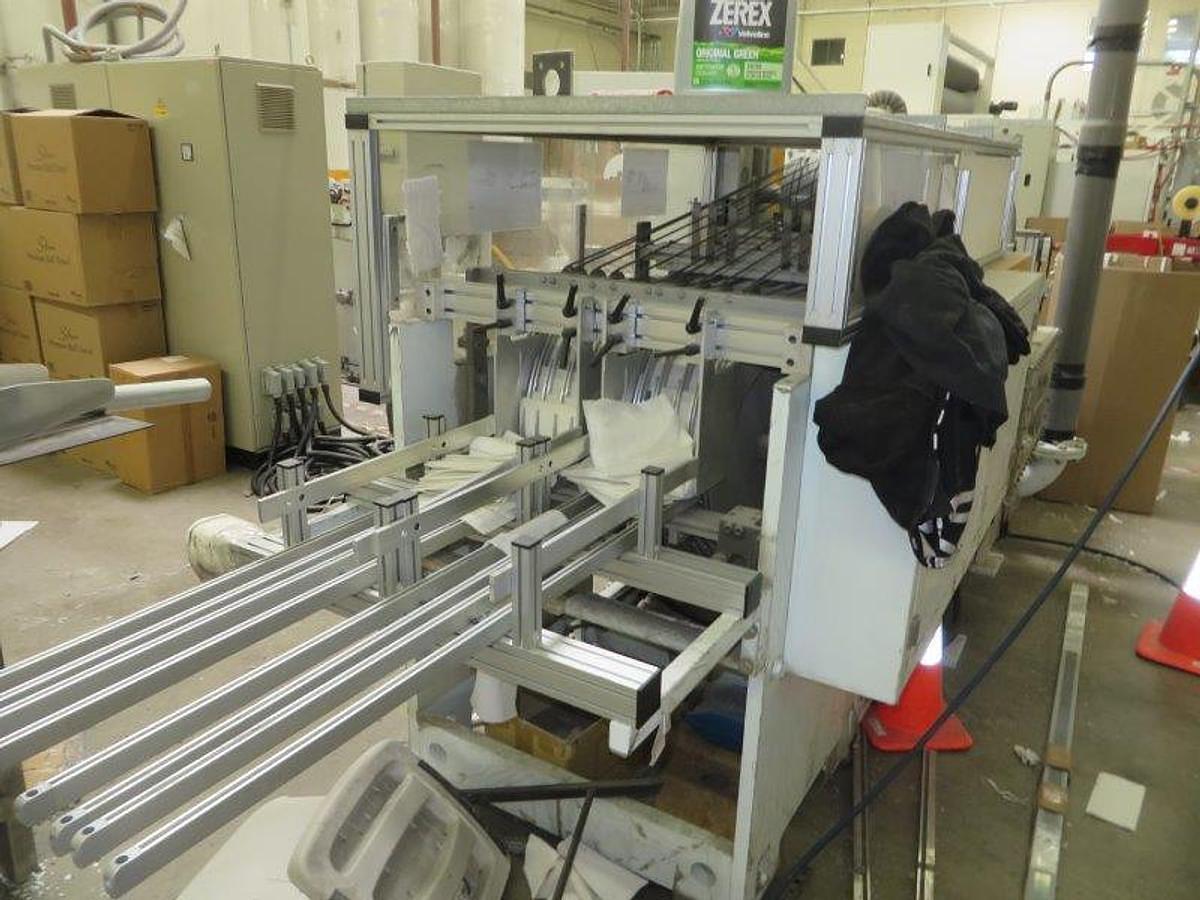 Used 17" Ocean A-500-2T Servo Driven 1/8TH and Double Cross Dinner Napkin Folder