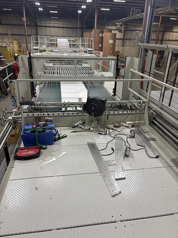 Used BW Papersystems Marquip Falcon 2500 98" Dual Rotary Sheeter - 2018