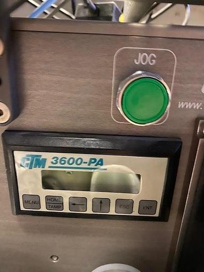 Used CTM Labeling Systems 3600 PA Printer Applicator