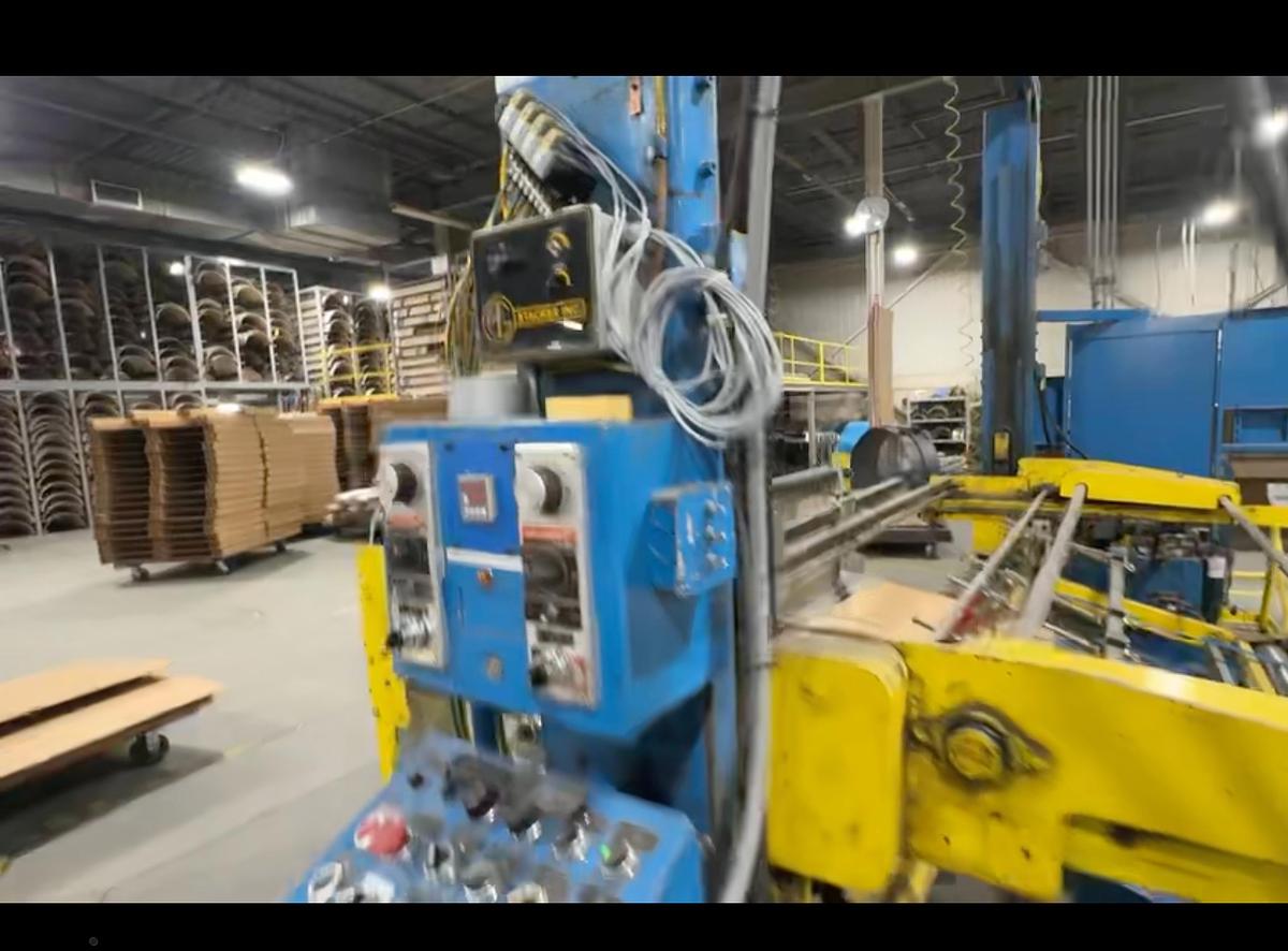 Used Staley 2-Color Rotary Die Cutter with Doctor Blade System and Vacuum Transfer 66" x 115"