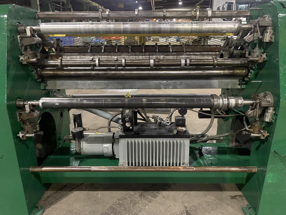 Used Dusenbery 635 BL 45" Duplex Slitter Rewinder, 18" Rewind