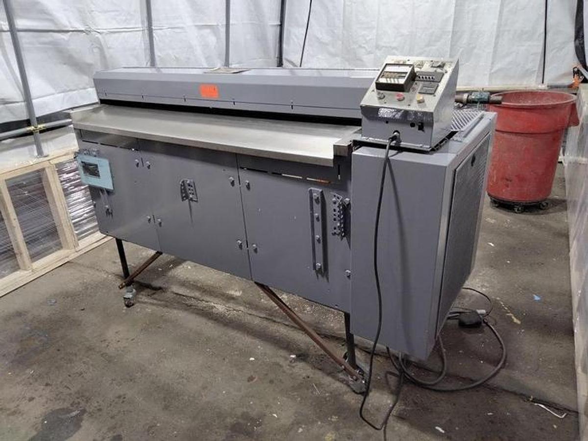 Used 60" Rosenthal Sheeter Model WAS-S5-UZV8 with Razor Slitting