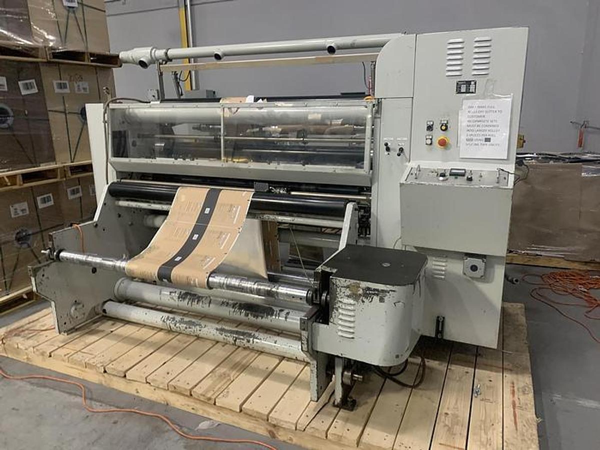 Used Bielloni Sage Taglierina B87 60" Duplex Cantilevered Slitter Rewinder - 2000