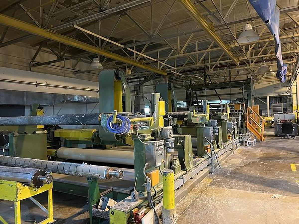 Used 132" Toschi - Tosotec Belt Driven Unwind Stands 72" Diameter (Quantity 3)