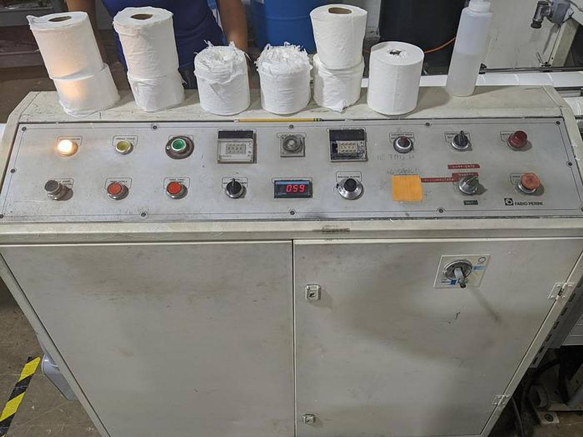 Used 91" Perini 813 Bathroom Tissue / Kitchen Towel Converting Line - 1992