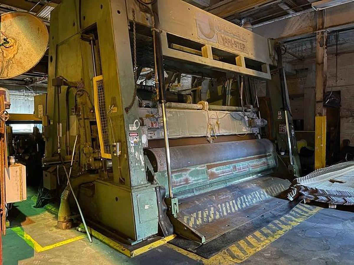 Used 169" Jagenberg Varistep 65 Two Drum Slitter Rewinder