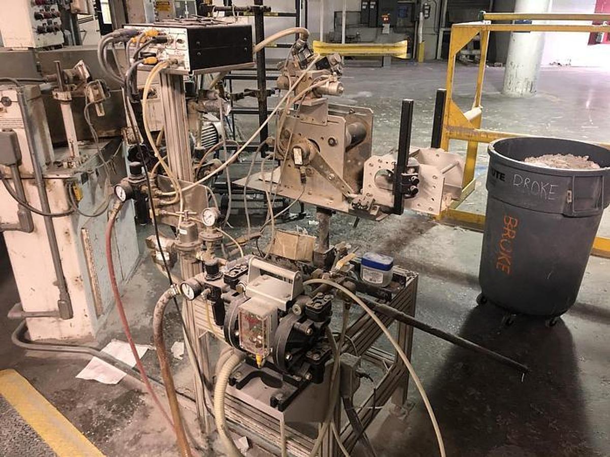 Used PCMC EMC-14 Core Winder with Ronco Unwind