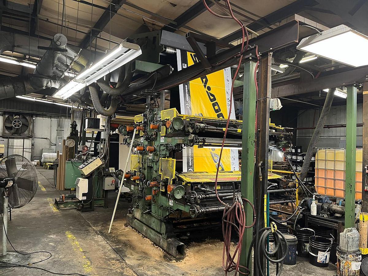 Used Wolverine 65" 4 Color Flexo Stack Press