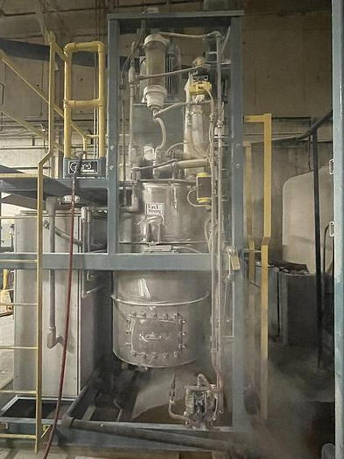 Used Vortex United Tornado F5 Starch Mixing System with Batch and Borax Hoppers