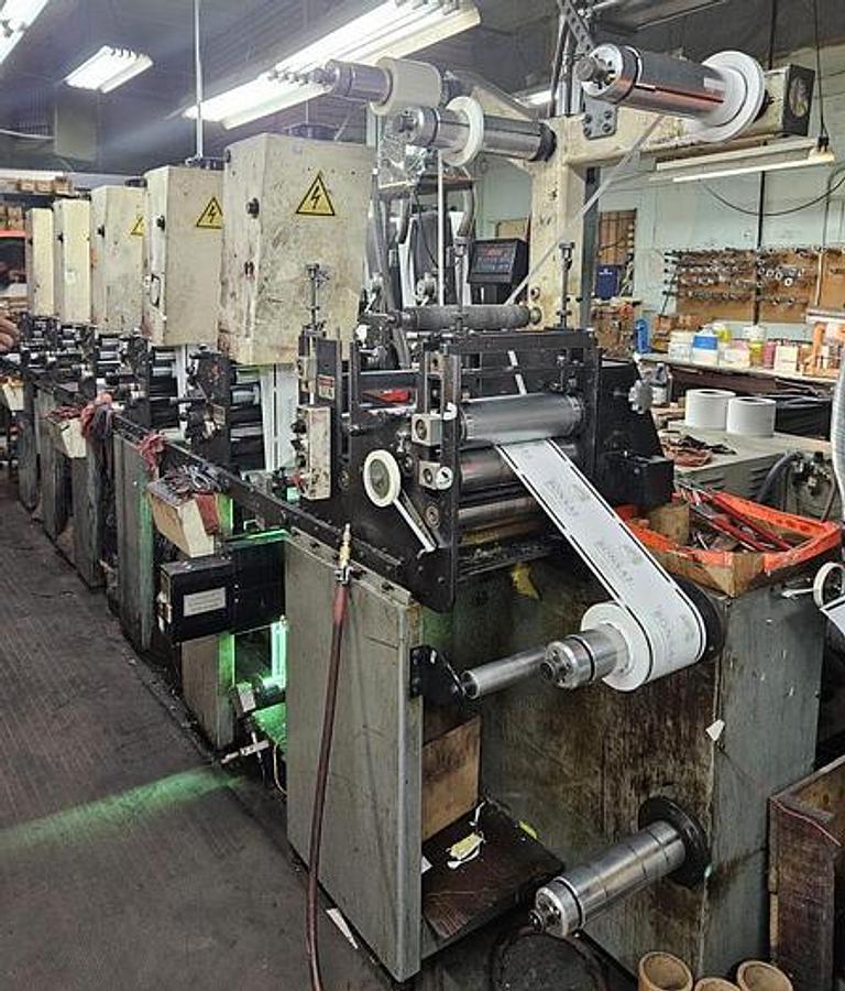 Used Comco Cadet 10" 5 Color Press with 2 Die Stations