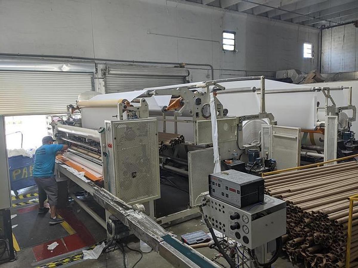 Used 91" Perini 813 Bathroom Tissue / Kitchen Towel Converting Line - 1992