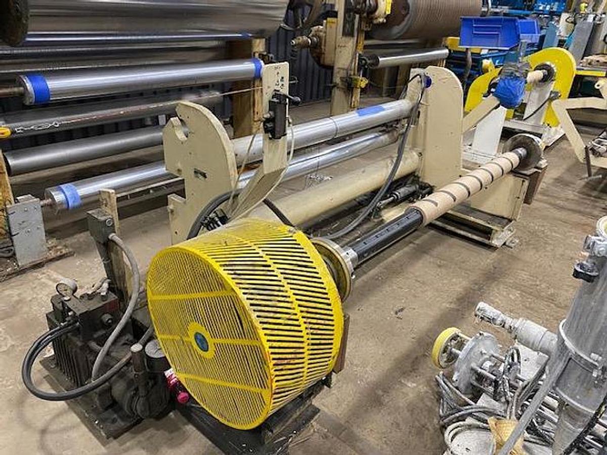 Used 60" Lembo Unwinder 50" Diameter 3" Shaft