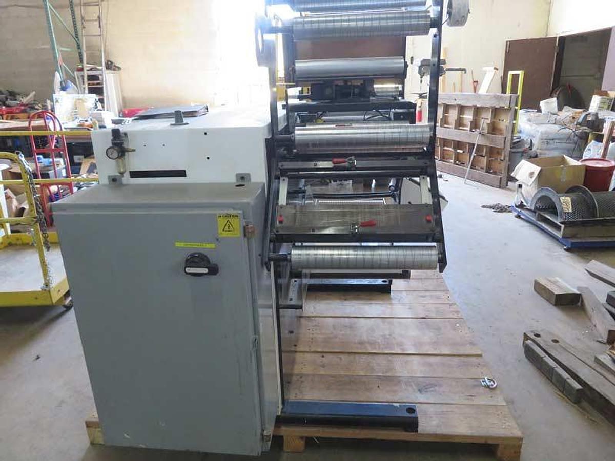 Used 16" CEI Converting Equipment International Model 130-16 Duplex Slitter Rewinder