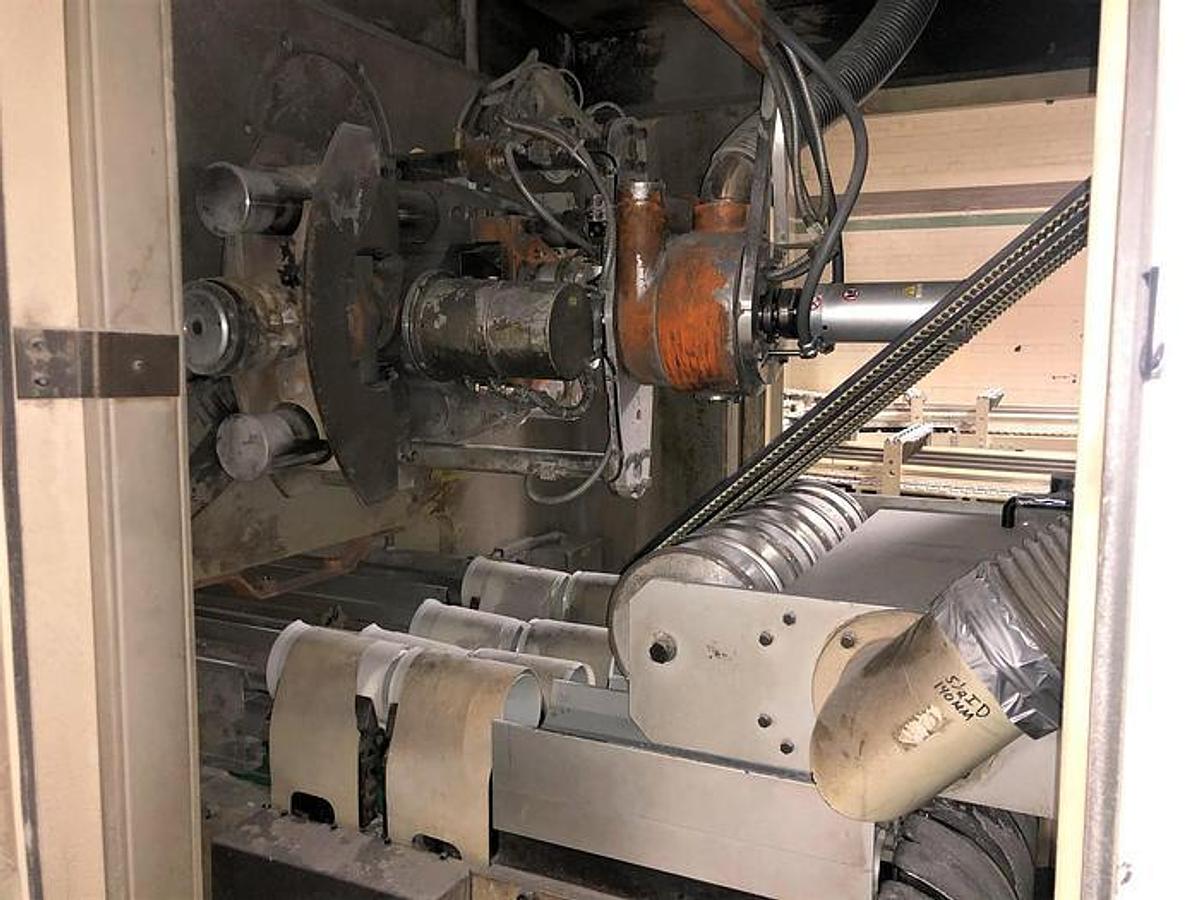 Used Fabio Perini Tissue Log Saw Model 182E Orbital 4 Lane