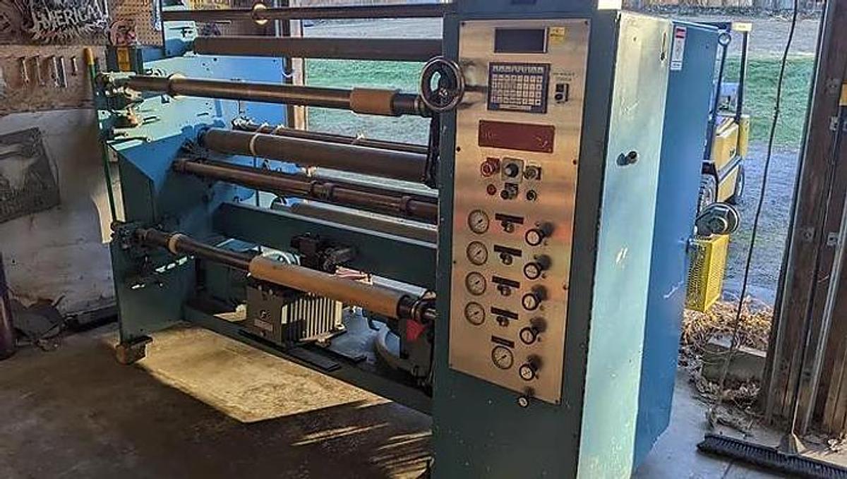 Used Stanford 338 MCS 62" Duplex Slitter Rewinder