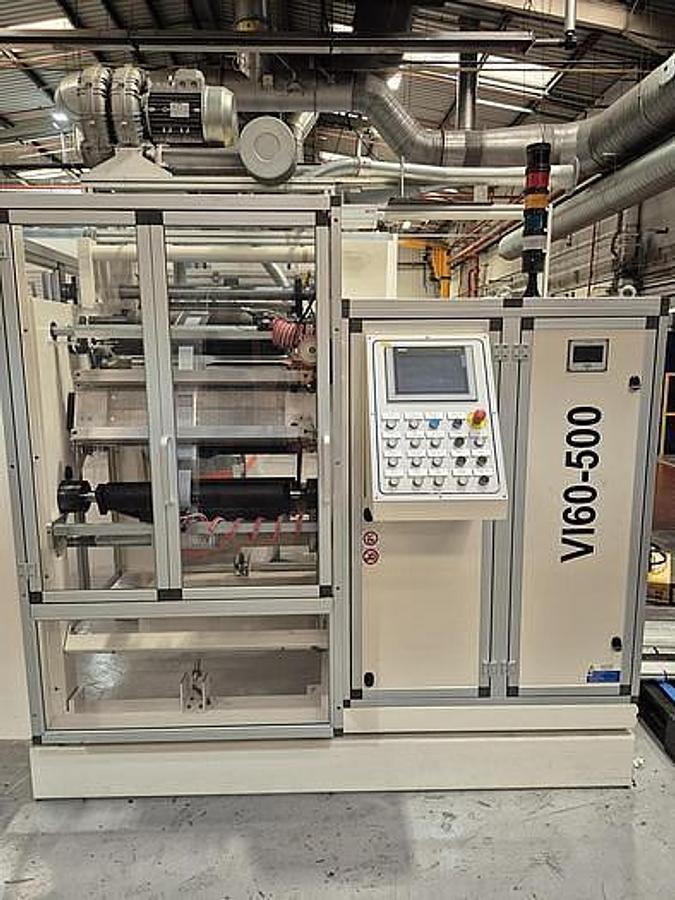 Used 20" (500M) Laem Model V160-500 Doctor Rewinder Mfg 2015