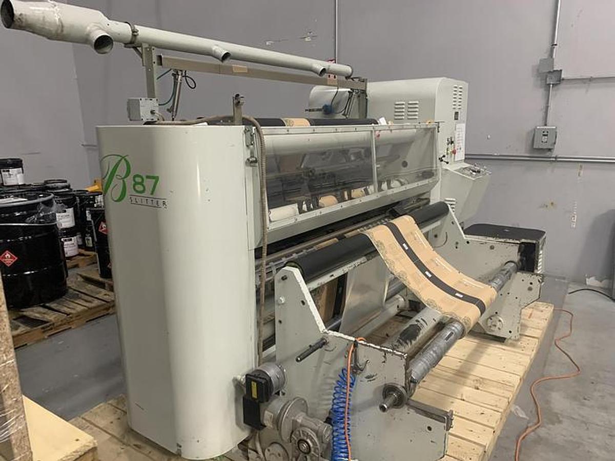 Used Bielloni Sage Taglierina B87 60" Duplex Cantilevered Slitter Rewinder - 2000