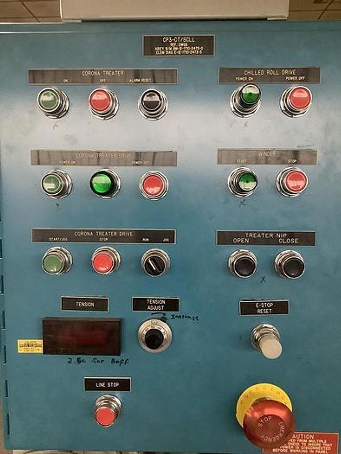 Used 6" Enercon LM5238 Corona Treater Station