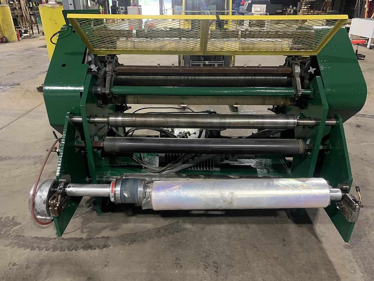 Used Dusenbery 635 BL 45" Duplex Slitter Rewinder, 18" Rewind