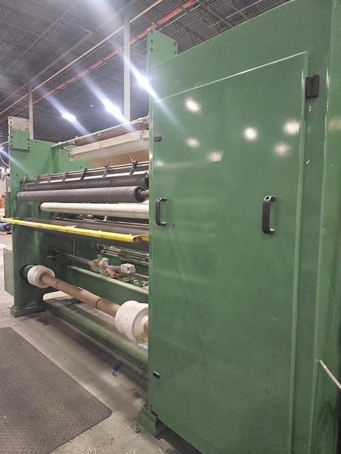 Used Catbridge 324-18 72" Simplex Turret Slitter Rewinder with Perforation - 2006