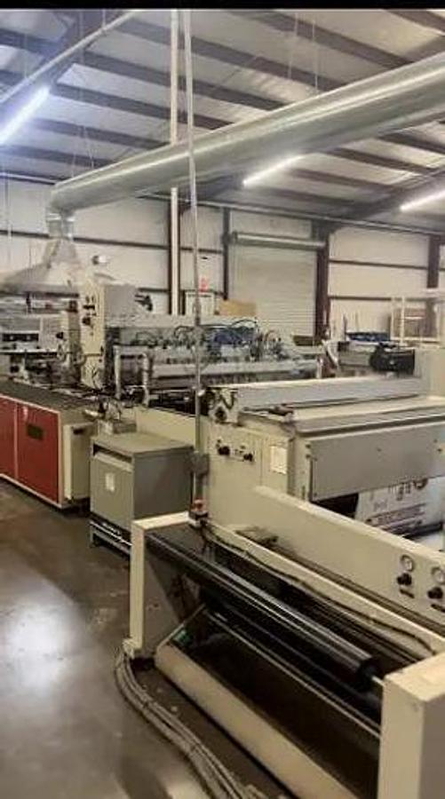 Used Hudson Sharpe M 1400 55" Heavy Duty Sideweld Bag Machine - 2015