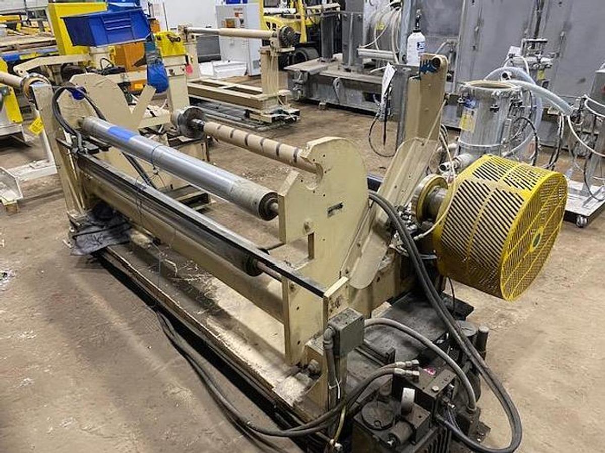 Used 60" Lembo Unwinder 50" Diameter 3" Shaft