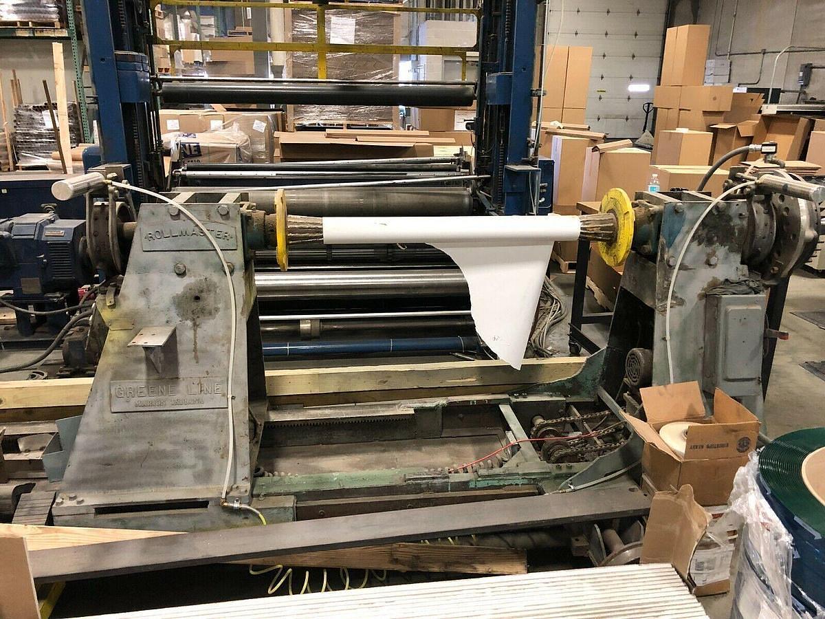 Used 72" Cameron Type 428 Slitter Rewinder for Counter Rolls