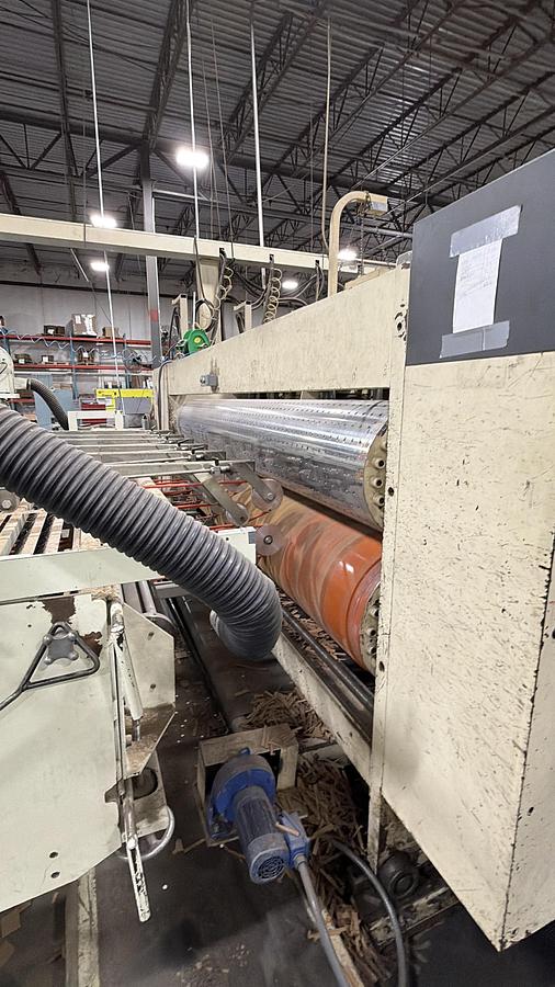Used Workhorse 66” x 135” 2-Color Rotary Die Cutter SPECIAL OFFER: Dismantled & Loaded