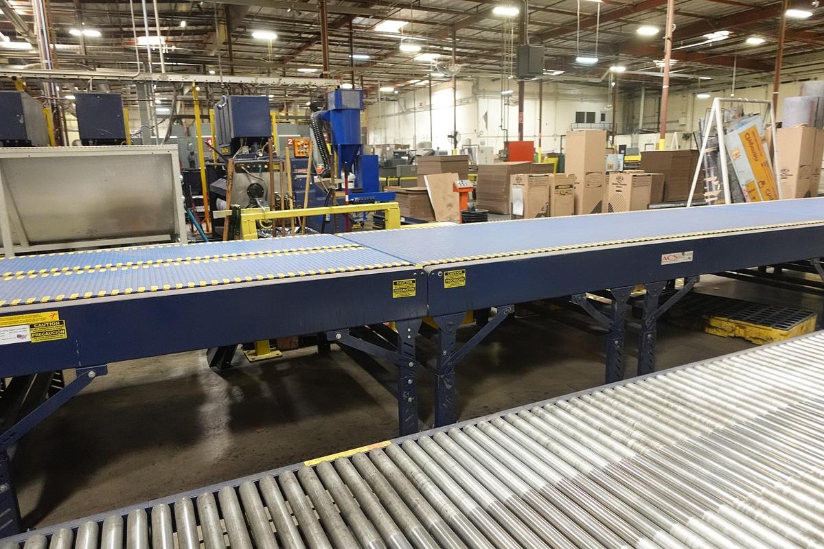 Used ACS 50' x 5' Wide Intralox Modular Belt Accumulation Conveyor