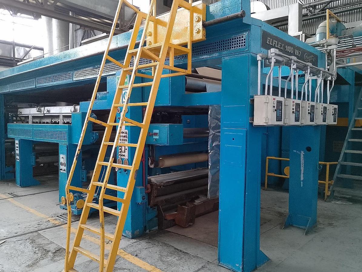 Used 52" Tecmo Elflex 1400 VA7 Lamination & Coating Line