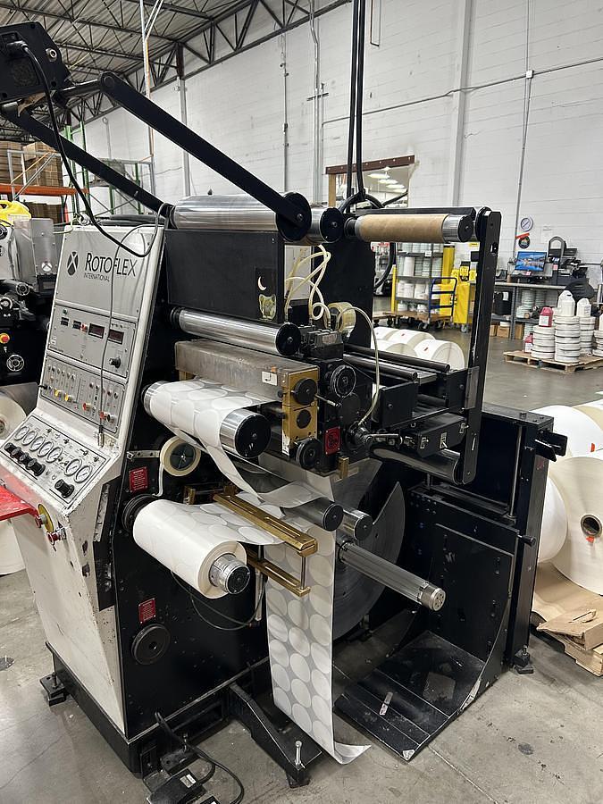 Used Rotoflex VSI 330 13" Label Rewinder