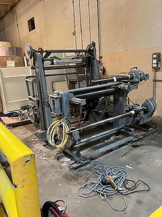 Used 43" Johnstone Two Drum Winder Score Slitting 1.5" Minimum