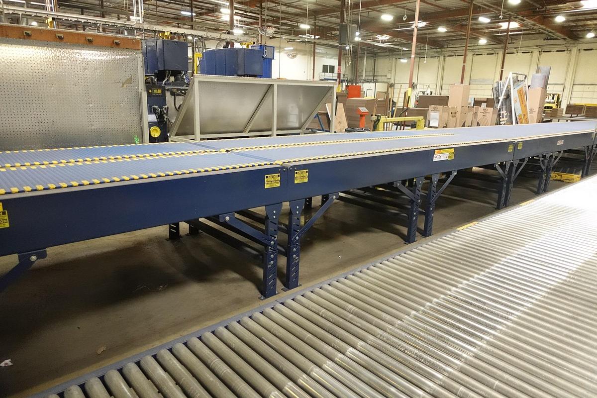 Used ACS 50' x 5' Wide Intralox Modular Belt Accumulation Conveyor