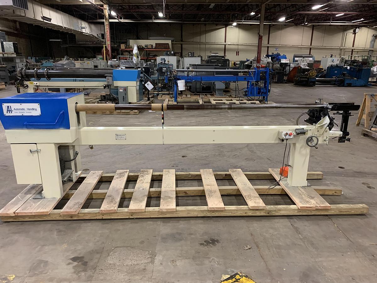 Used Automatic Handling Shark-10 120" Core Cutter, 3" Cores