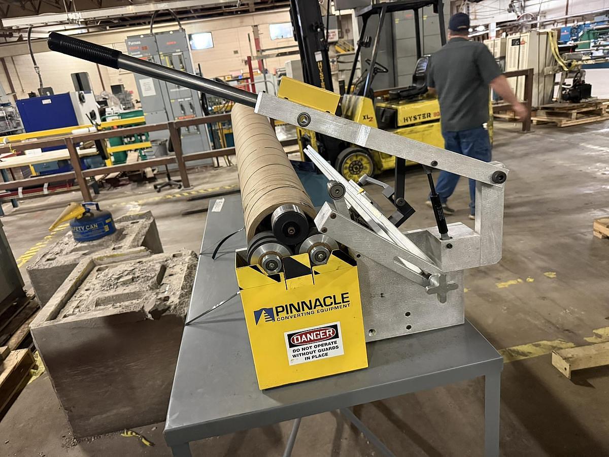 Used Pinnacle RBCC 60" Manual Core Cutter, 6" Cores