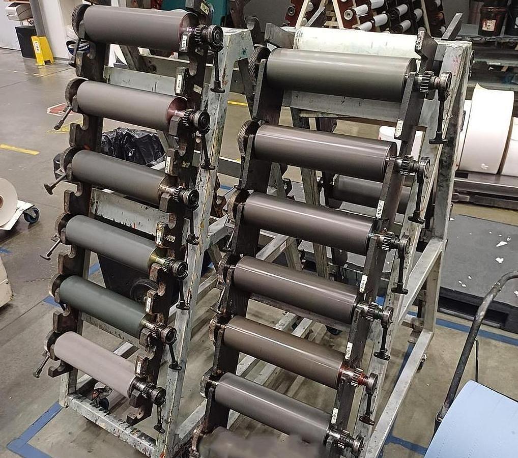 Used MPS EF 330/7 13" 7 Color Servo Label Press - 2005