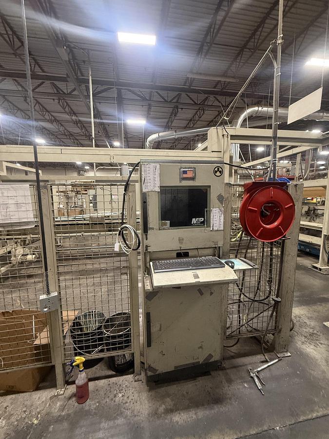 Used 53″ x 122″ Curioni Flexo Folder Gluer (1999) – 2 Color – SUN Lead Edge Feeder – Valco Glue – Computerized Setup