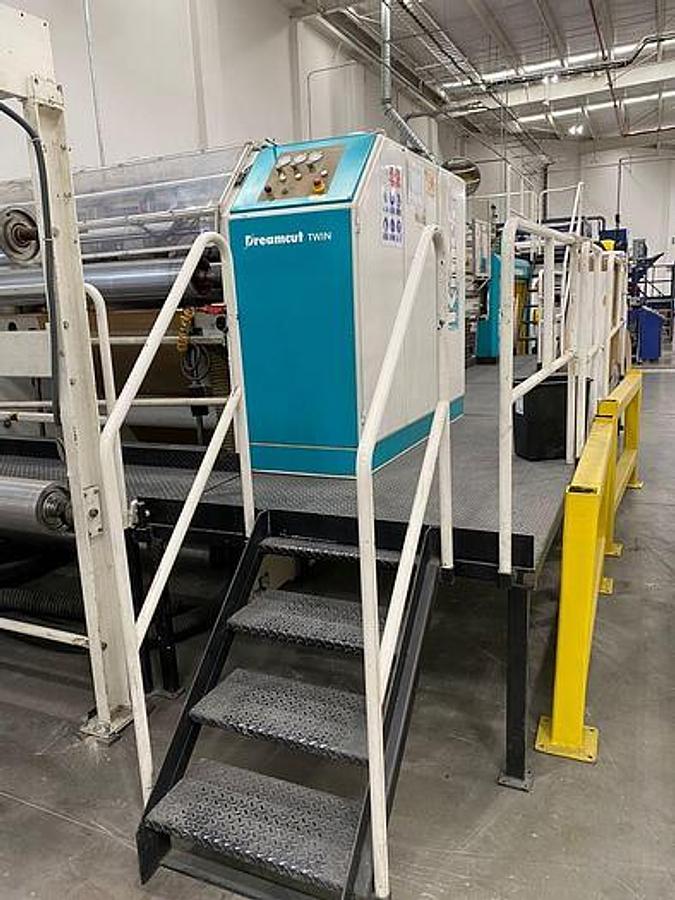 Used KMEC Dreamcut Twin 165 65" Twin Knife Sheeter - 2006