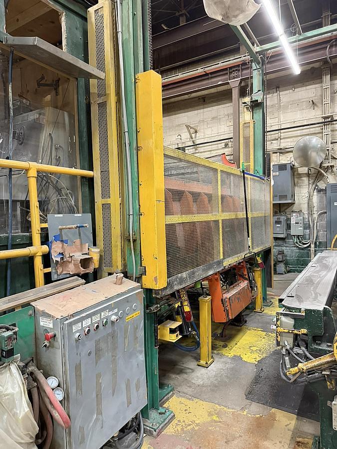 Used 110" Langston Model DA Two Drum Slitter Rewinder 72" Rewind Diameter