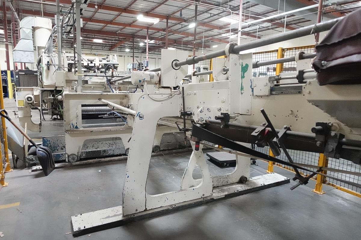 Used 1978 Langston Saturn II 37" x 97" 3-Color Flexo Folder Gluer