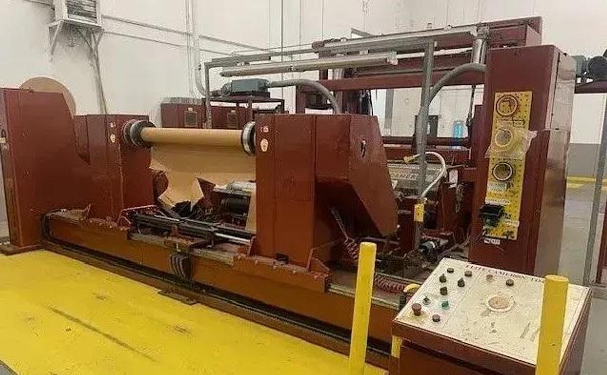 Used 82" Elite Cameron Two Drum Slitter Rewinder Model TD4400