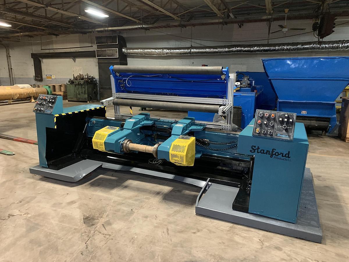 Used Stanford 2038-RT 62" Duplex Cantilevered Slitter Rewinder