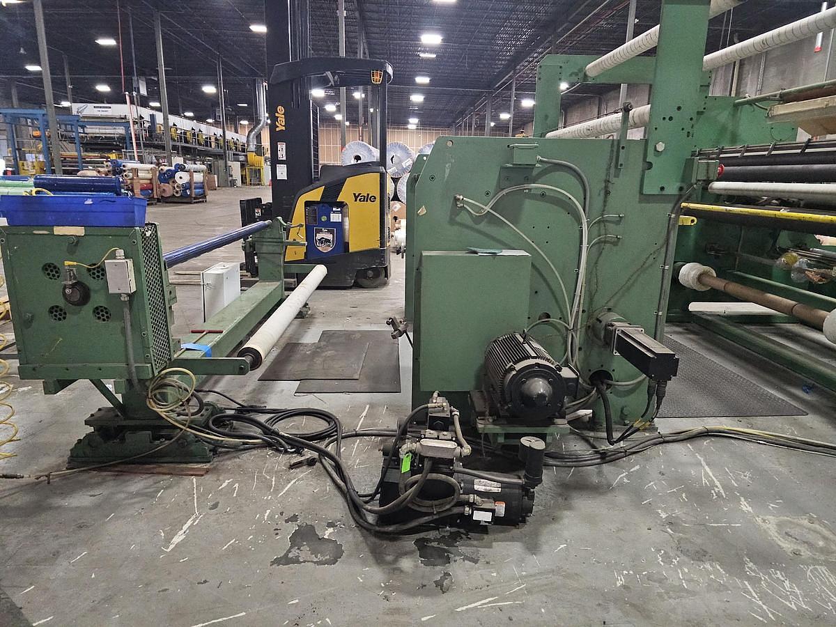Used Catbridge 324-18 72" Simplex Turret Slitter Rewinder with Perforation - 2006