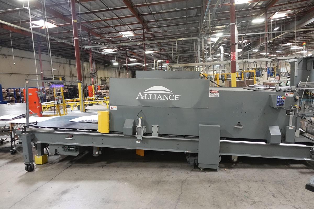 Used 2011 J&L / Alliance SFG 4300/170 Specialty Folder Gluer, 170"