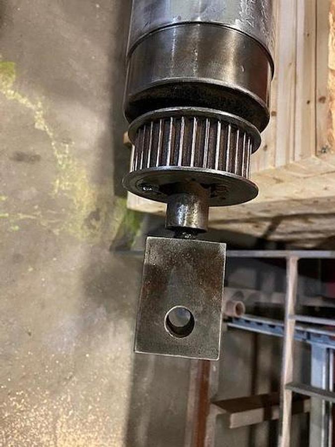 Used Appleton 120" Universal Core Cutter Mandrel, 3.020"